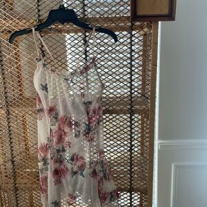 Floral Spaghetti Strap Chemise